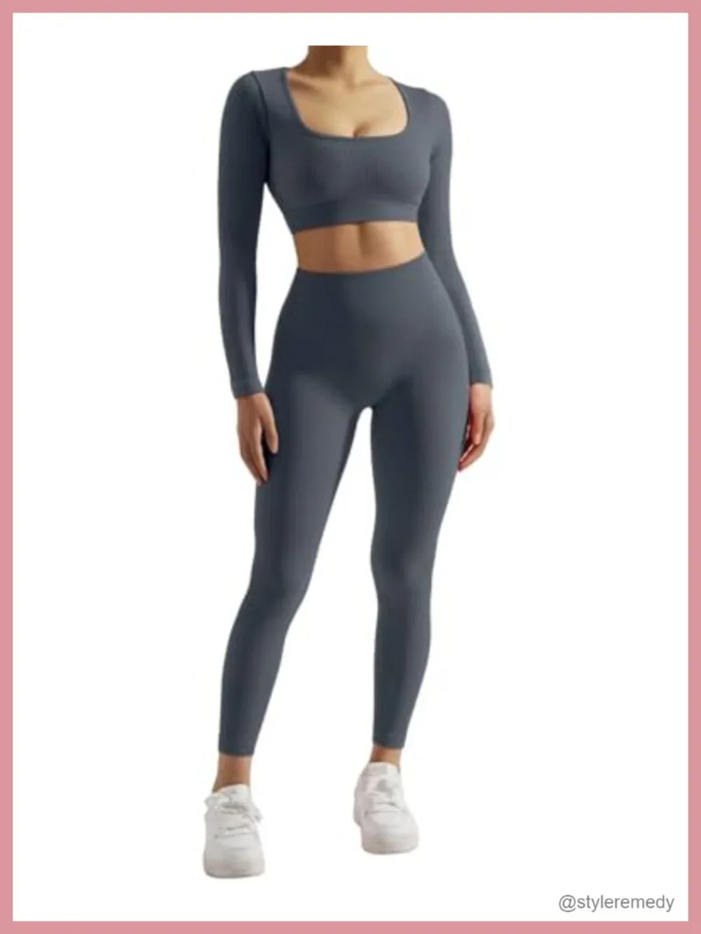 Seamless Workout Sets Push Up Sports Bra Leggings Yoga Gym